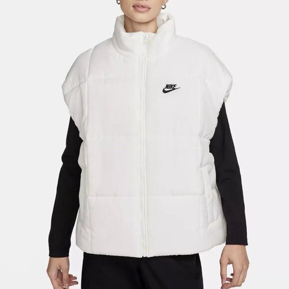 Nike Jackets & Blazers - NWT New Nike Sportswear Classic Puffer Womens Therma-FIT Vest Large Loose Gilet